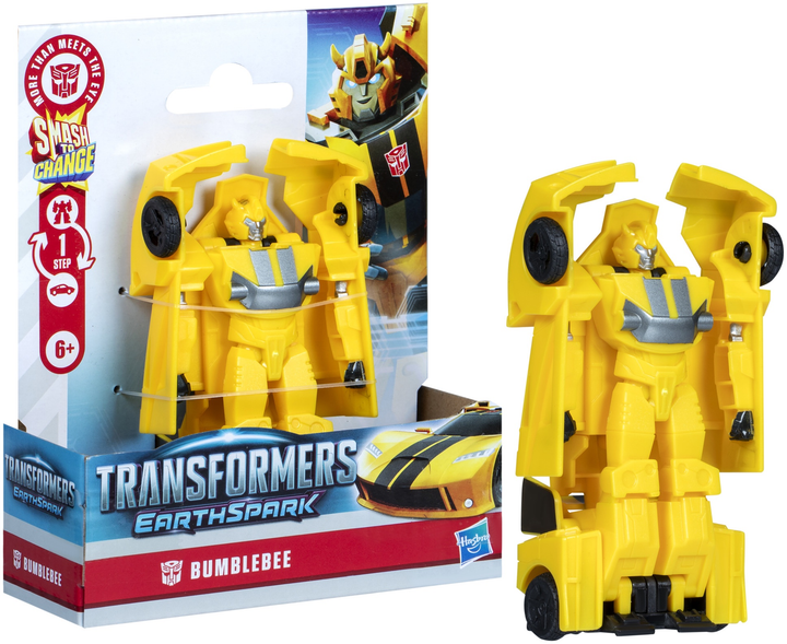 Zabawka transformer Hasbro Transformery Nowa iskra Iskrząca Ziemia Bumblebee 10 cm (G0742_G0996) - obraz 4