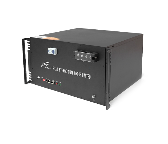 Акумуляторна батарея Ritar LiFePO4 51.2V 150Ah 7680Wh для монтажу у стійку - зображення 2