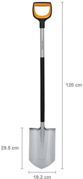 Лопата штикова округлена Fiskars Xact (1066729) - зображення 11