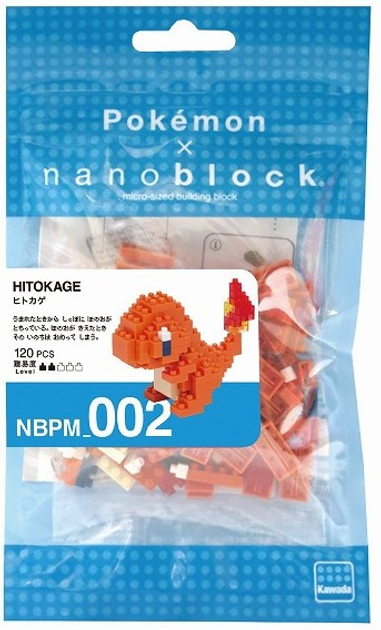 Klocki konstrukcyjne Nanoblock Pokemon Charmander 120 elementów NBPM_002 (4972825146200) - obraz 1