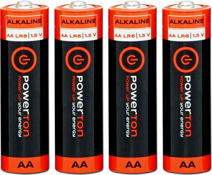 Батарейки Powerton AA (LR6) 1.5V (10x4-pack) 40 шт (8590274601246) - зображення 2