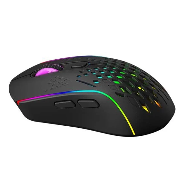 Игровая мышка XTRIKE ME GW-611 беспроводная, 8000 DPI RGB-подсветка Черная - изображение 2