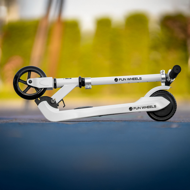 Eлектросамокат Rebel Fun Wheels White (5901890068017) - зображення 5