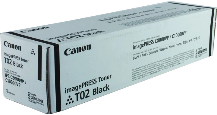 Тонер-картридж Canon T02 Black (8529B001) - зображення 1