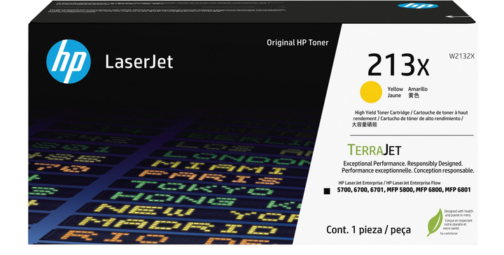 Тонер-картридж HP W2132X Yellow (0195122822644) - зображення 1