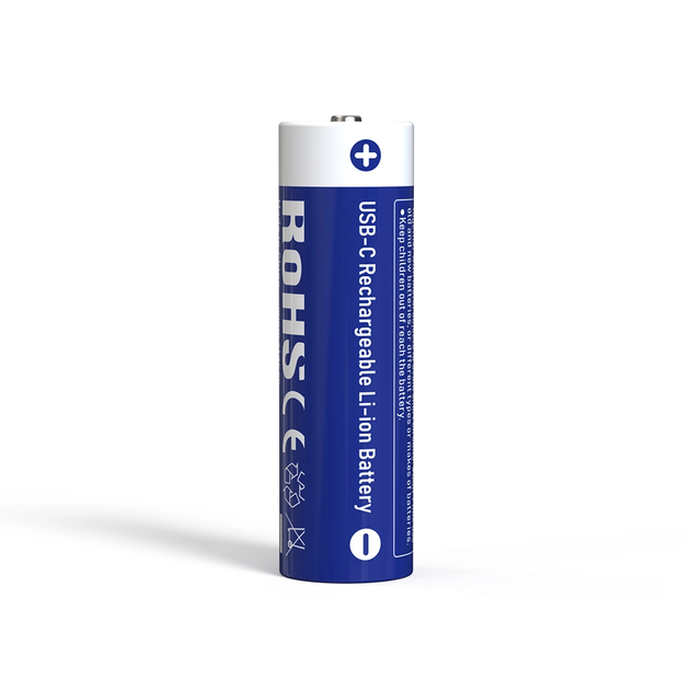 Акумуляторна батарея AA XTAR Light LR-C 1.5V Li-ion 2000mAh з USB Type-C та LED індикатором | мaкс. розряд - 2.5А | набір 4шт. у пласт. кейсі із шнуром x4 Type-C - Фото 4 Акумуляторна батарея AA XTAR Light LR-C 1.5V Li-ion 2000mAh з USB Type-C та LED індикатором | мaкс. розряд - 2.5А | набір 4шт. у пласт. кейсі із шнуром x4 Type-C - зображення 4