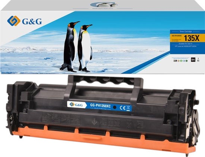 Toner G&G NT-PH1350 Black - obraz 1