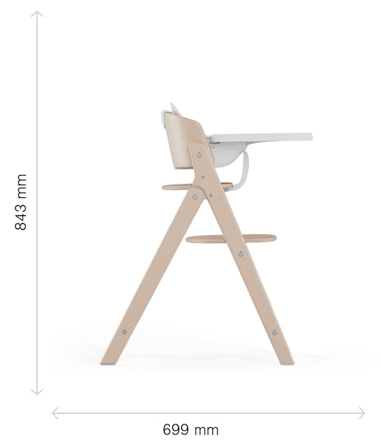 Krzesełko do karmienia Cybex Gold Click & Fold 3 w 1 Stone Blue (4063846473298) - obraz 15
