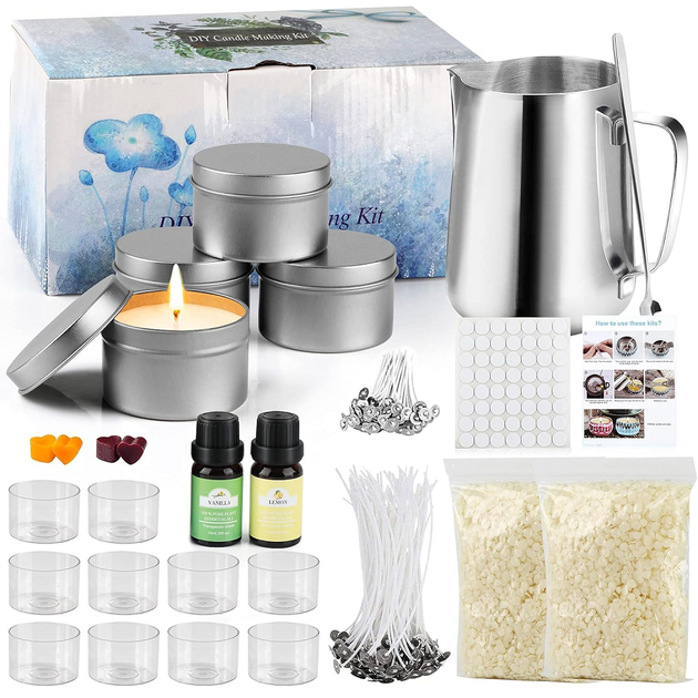 Набор для изготовления свечей DIY Candle making Kit набор для свечеварения своими руками фитиль для свеч - Фото 2 Набор для изготовления свечей DIY Candle making Kit набор для свечеварения своими руками фитиль для свеч - изображение 2