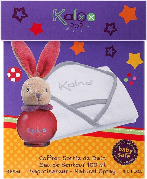 Zestaw prezentowy dla dzieci Kaloo Pop Mgiełka do ciała 95 ml + Ręcznik (3760040119007) - obraz 1