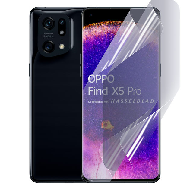 Антишпион приватная плёнка гидрогелевая для смартфона Oppo Find X5 Pro противоударная прозрачная - Фото 1 Антишпион приватная плёнка гидрогелевая для смартфона Oppo Find X5 Pro противоударная прозрачная - изображение 1