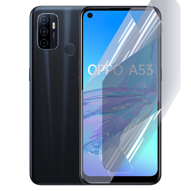 Антишпион приватная плёнка гидрогелевая для смартфона OPPO A53 противоударная прозрачная - Фото 1 Антишпион приватная плёнка гидрогелевая для смартфона OPPO A53 противоударная прозрачная - изображение 1