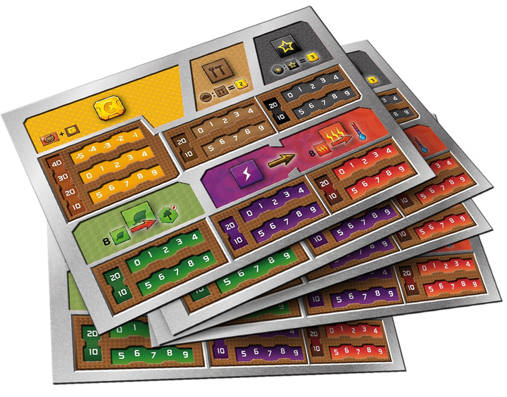 Доповнення до настільної гри Rebel Terraforming Mars: Набір з 5 ігрових дощок (613464422150) - зображення 1