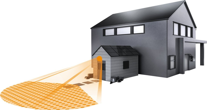 Czujnik ruchu i zmierzchu STEINEL IS-1 500 W IP54 Czarny (IS_1_/J/) - obraz 2