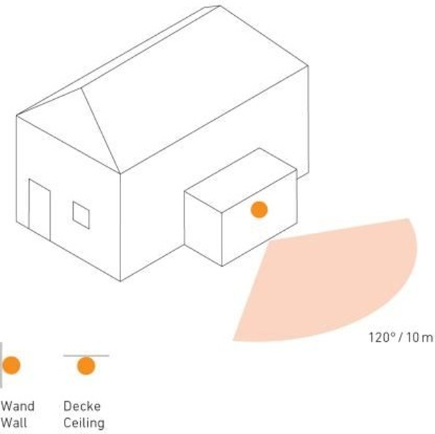 Czujnik ruchu i zmierzchu STEINEL IS-1 500 W IP54 Czarny (IS_1_/J/) - obraz 3