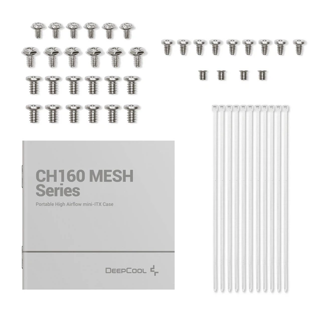 Корпус DeepCool CH160 Mesh White (R-CH160-WHNMI0-G-1) без БП - изображение 3