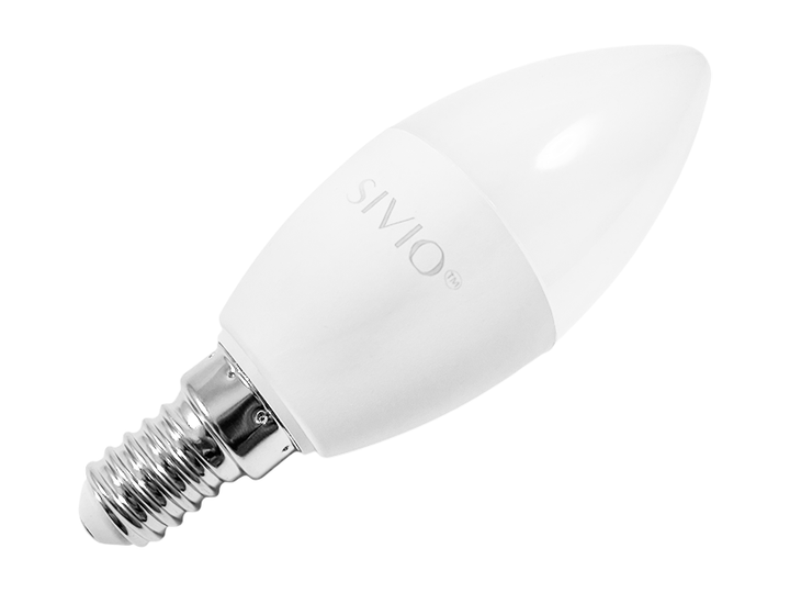 Светодиодная лампа SIVIO C37 10W E14 4100K 220V (1012790) - изображение 2