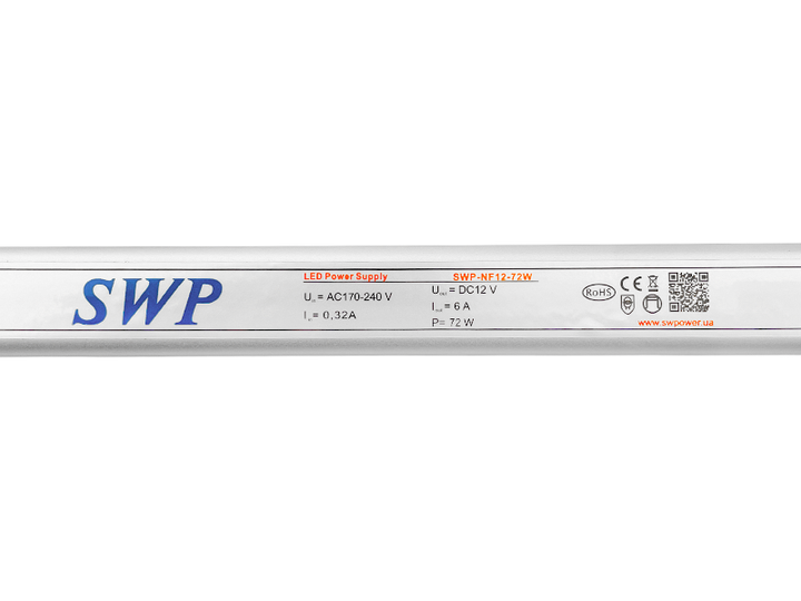 Блок питания 72W-IP20 12V стабилизированный по напряжению SWP-NF12-72W SLIM - изображение 5