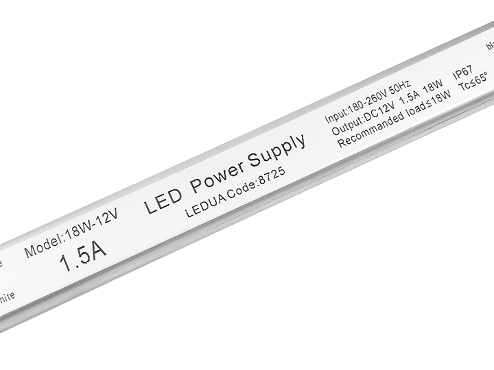 Блок живлення LEDUA 12V 18W IP67 slim (LP-SL67-12V18W) - зображення 3