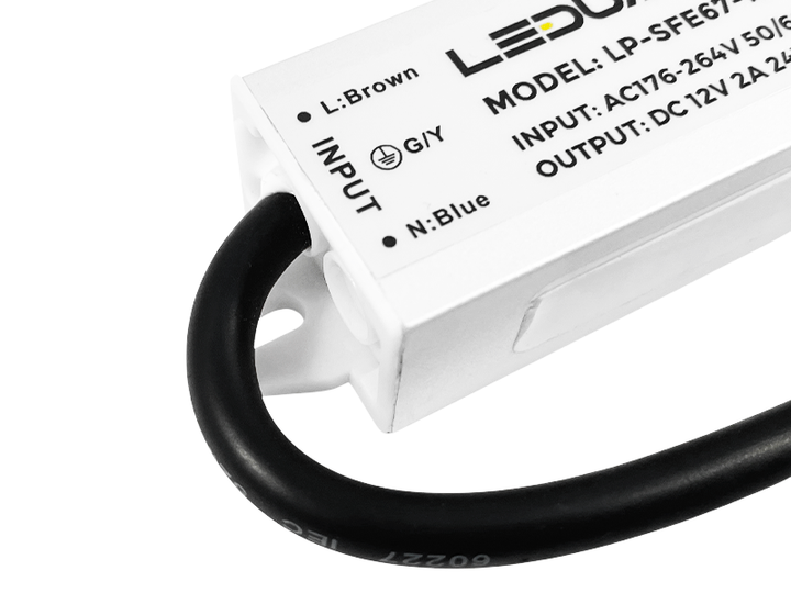 Блок питания LEDUA 12V 24W IP67 (LP-SFE67-12V24W) - изображение 3