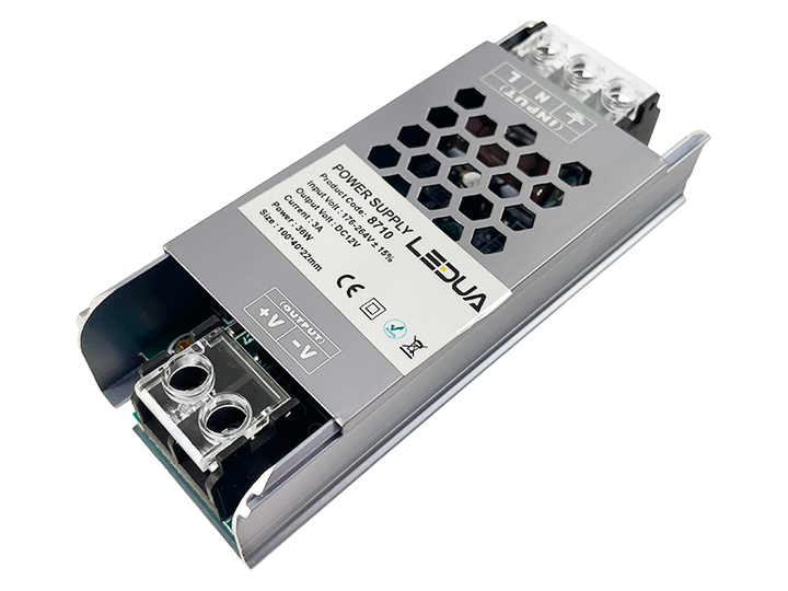 Блок питания LEDUA 12V 36W 3A IP20 (LP-SR20-12V36W) - Фото 1 Блок питания LEDUA 12V 36W 3A IP20 (LP-SR20-12V36W) - изображение 1