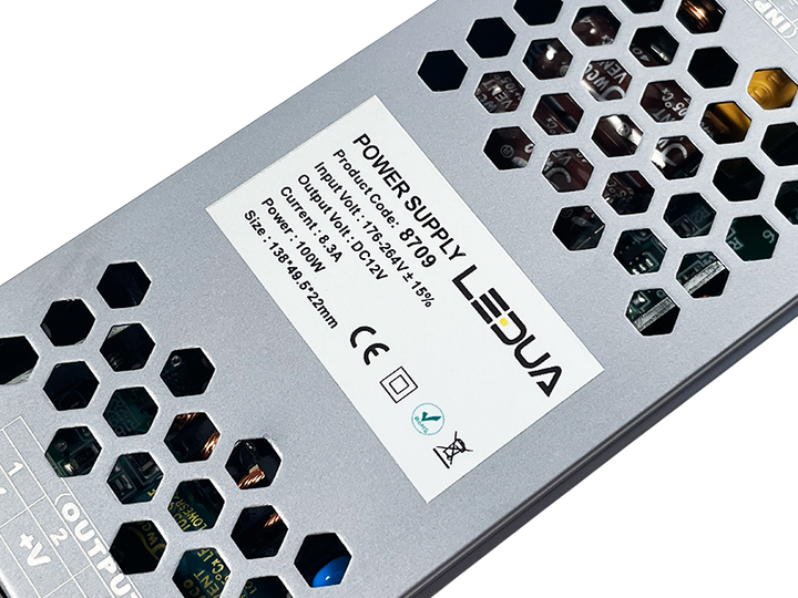 Блок питания LEDUA 12V 100W IP20 (LP-SR20-12V100W) - Фото 6 Блок питания LEDUA 12V 100W IP20 (LP-SR20-12V100W) - изображение 6