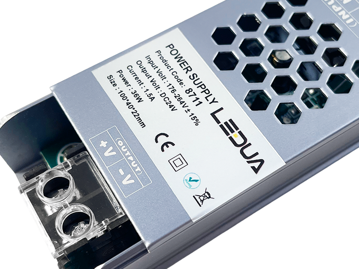 Блок питания LEDUA 24V 36W 1.5A IP20 (LP-SR20-24V36W) - Фото 6 Блок питания LEDUA 24V 36W 1.5A IP20 (LP-SR20-24V36W) - изображение 6