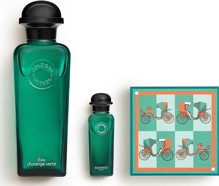 Zestaw unisex Hermes Eau d'Orange Verte Woda kolońska 100 ml + Miniaturka Woda kolońska 7.5 ml + Mydło w kostce 50 g (3346130438403) - obraz 3