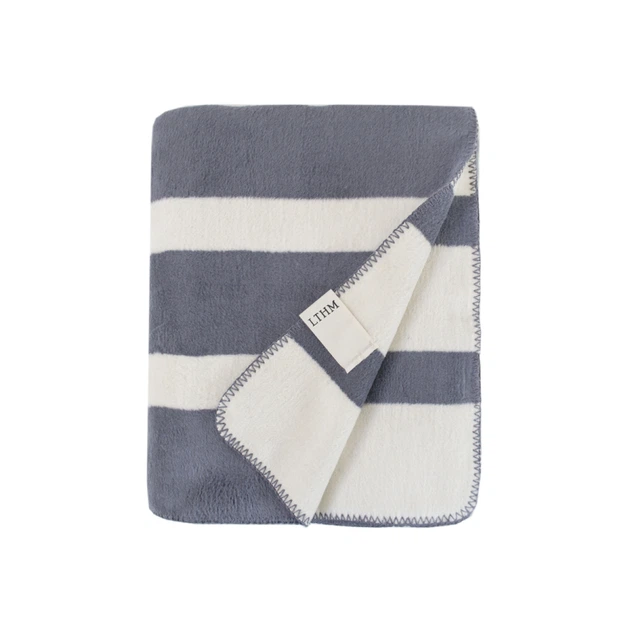 Плед Lotus Home Infinity Stripe серый 200*220 (svt-2000022346054) - изображение 3