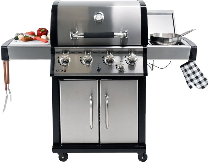 Grill gazowy YATO Yokate 4+1 17.5 kW (5906083037658) - obraz 6