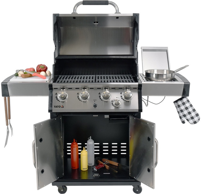 Grill gazowy YATO Yokate 4+1 17.5 kW (5906083037658) - obraz 7