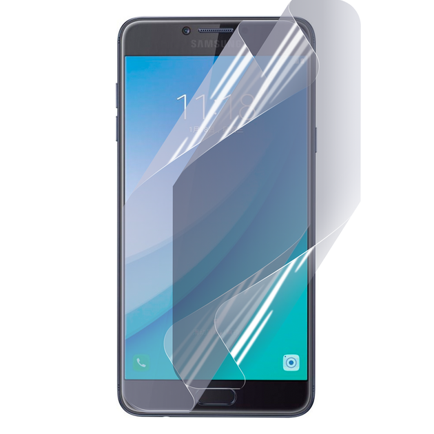 Антишпион приватная плёнка гидрогелевая для смартфона Samsung Galaxy C7 противоударная прозрачная - Фото 1 Антишпион приватная плёнка гидрогелевая для смартфона Samsung Galaxy C7 противоударная прозрачная - изображение 1