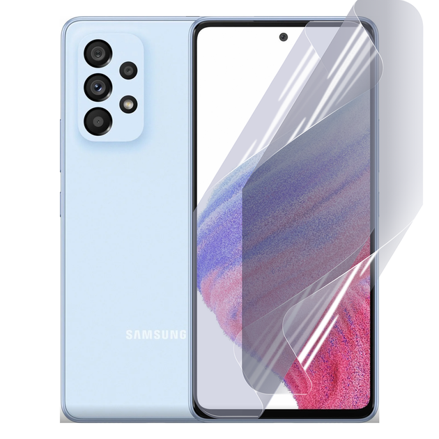Антишпион приватная плёнка гидрогелевая для смартфона Samsung Galaxy A53 5G (SM-A536E) противоударная прозрачная - Фото 1 Антишпион приватная плёнка гидрогелевая для смартфона Samsung Galaxy A53 5G (SM-A536E) противоударная прозрачная - изображение 1
