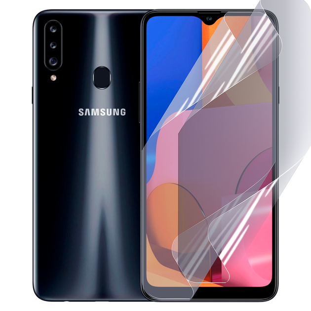 Антишпион приватная плёнка гидрогелевая для смартфона Samsung Galaxy A20S (SM-A207F) противоударная прозрачная - Фото 1 Антишпион приватная плёнка гидрогелевая для смартфона Samsung Galaxy A20S (SM-A207F) противоударная прозрачная - изображение 1