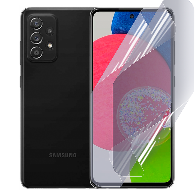 Антишпион приватная плёнка гидрогелевая для смартфона Samsung Galaxy A52 4G (SM-A525) противоударная прозрачная - Фото 1 Антишпион приватная плёнка гидрогелевая для смартфона Samsung Galaxy A52 4G (SM-A525) противоударная прозрачная - изображение 1