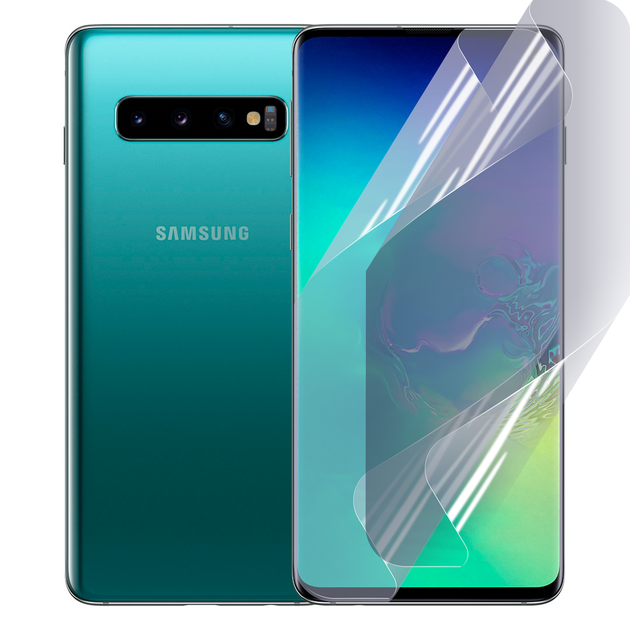 Плёнка гидрогелевая для Samsung Galaxy S10 глянцевая противоударная прозрачная - Фото 1 Плёнка гидрогелевая для Samsung Galaxy S10 глянцевая противоударная прозрачная - изображение 1