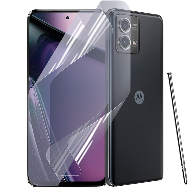 Плівка гідрогелева для Motorola Moto G Stylus 5G 2023 глянцева протиударна прозора - Фото 1 Плівка гідрогелева для Motorola Moto G Stylus 5G 2023 глянцева протиударна прозора - зображення 1