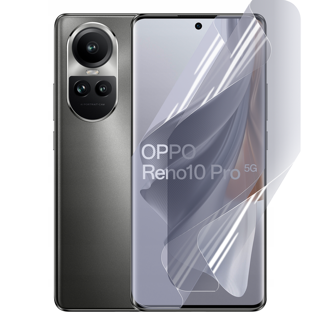 Антишпион приватная плёнка гидрогелевая для смартфона Oppo Reno 10 Pro + противоударная прозрачная - Фото 1 Антишпион приватная плёнка гидрогелевая для смартфона Oppo Reno 10 Pro + противоударная прозрачная - изображение 1