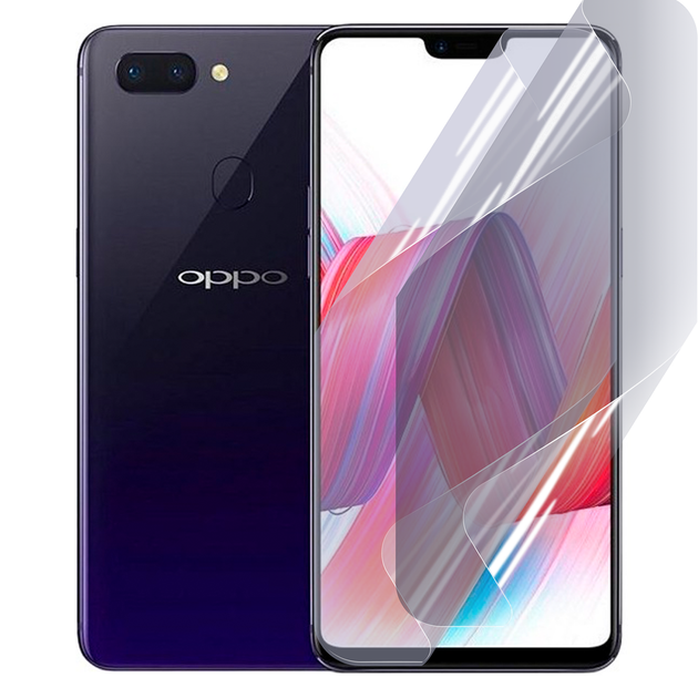 Антишпион приватная плёнка гидрогелевая для смартфона Oppo R15 Pro противоударная прозрачная - Фото 1 Антишпион приватная плёнка гидрогелевая для смартфона Oppo R15 Pro противоударная прозрачная - изображение 1