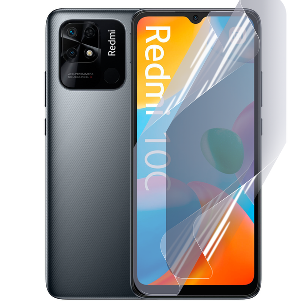 Антишпион приватная плёнка гидрогелевая для смартфона Xiaomi Redmi 10C противоударная прозрачная - Фото 1 Антишпион приватная плёнка гидрогелевая для смартфона Xiaomi Redmi 10C противоударная прозрачная - изображение 1