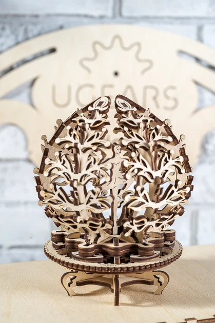 Механический 3D пазл "Механічна квітка", 101 елементо UGEARS (4820184120273) - Фото 7 Механический 3D пазл "Механічна квітка", 101 елементо UGEARS (4820184120273) - зображення 7