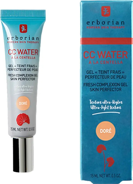 CC Krem Erborian Water A La Centella Dore 15 ml (8809255786125) - obraz 1