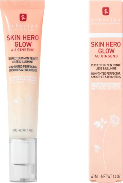 Krem do twarzy Erborian Skin Hero Glow 40 ml (8809255788105) - obraz 1