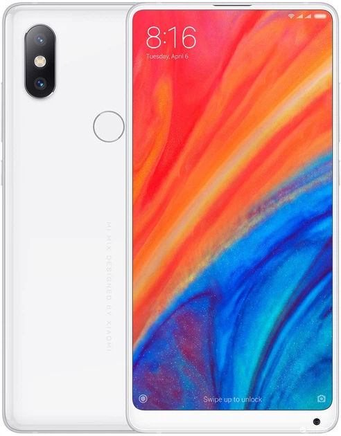 スマートフォン本体 Xiaomi Mi Mix 2s Мобильный телефон Xiaomi Mi Mix 2S 6/64GB White – фото