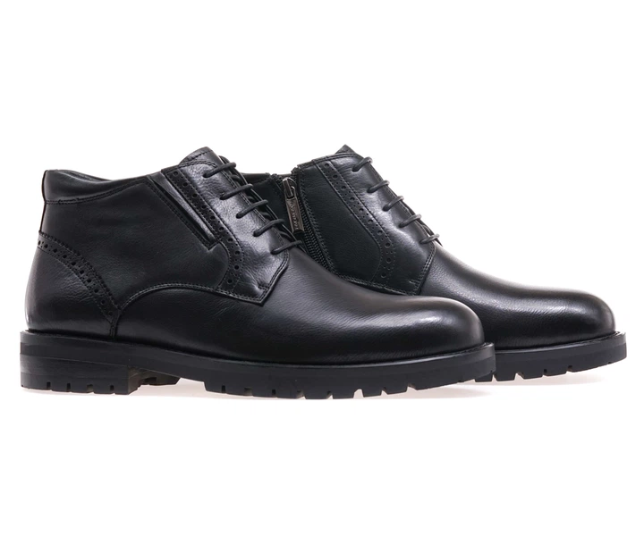 Черевики комфорт чоловічі Anemone AL4250F-01M-T1/BLACK LEATHER 39 Чорний - изображение 2