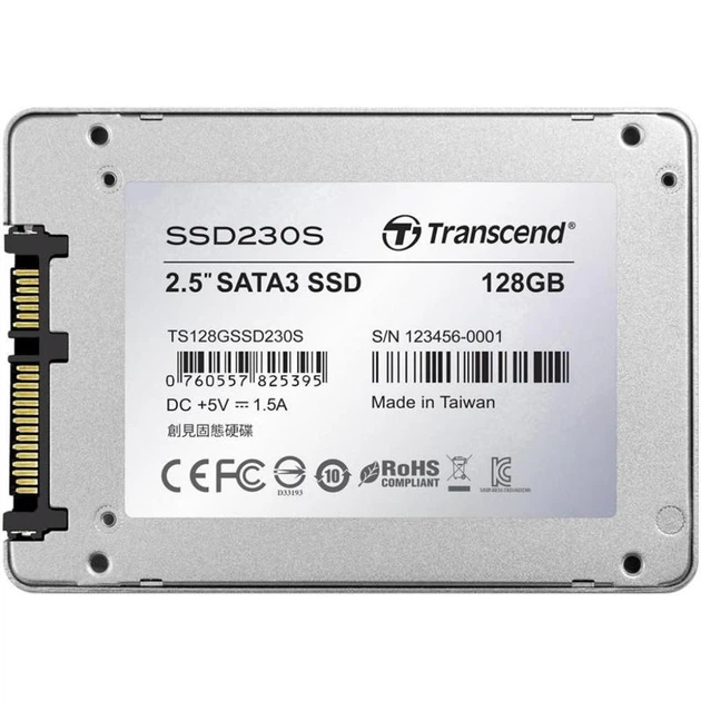 SSD диск Transcend 128GB (TS128GSSD230S) - зображення 3