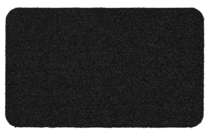 Wycieraczka pod drzwi Douceur d'interieur Odin 45 x 75 cm czarna (3574387415254) - obraz 1