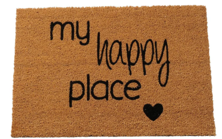 Килимок придверний Boltze Home Happy place 60 x 40 см (4066076364459) - зображення 1