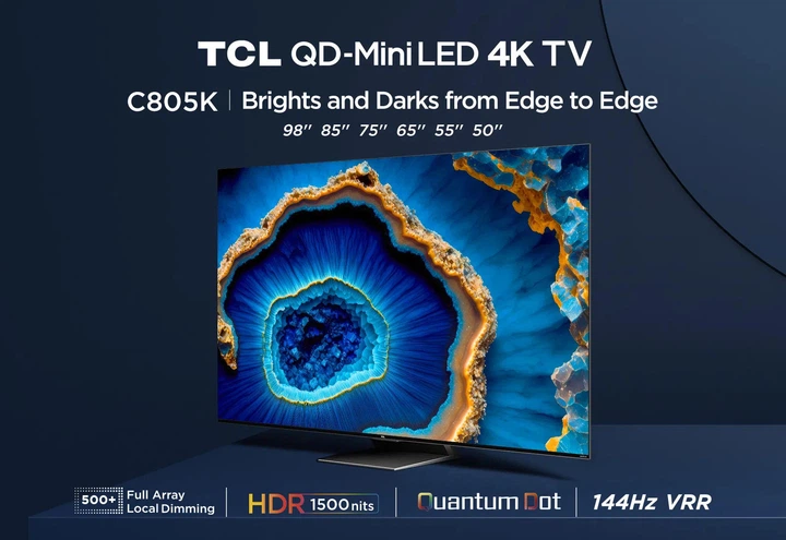 Телевизор 98" TCL MiniLED 4K 144Hz Smart Google TV Titan ONKYO sound 98C805K - изображение 3