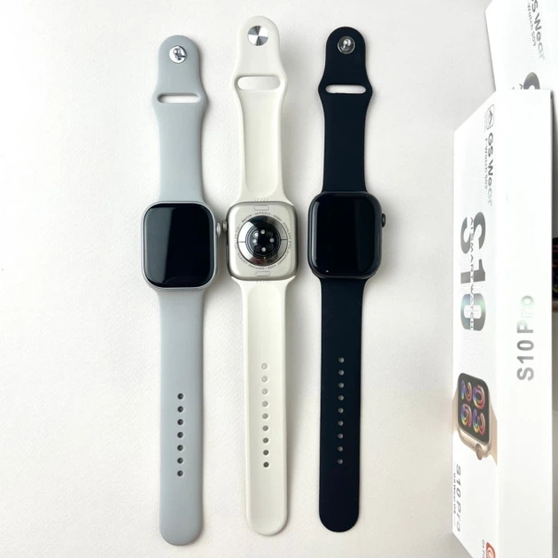 Умные часы Smart S10 Pro 46mm черные фитнес браслет для отслеживания здоровья и тренировок (581896) - Фото 8 Умные часы Smart S10 Pro 46mm черные фитнес браслет для отслеживания здоровья и тренировок (581896) - изображение 8